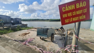 Phản hồi về tình trạng sạt lở bờ sông Thạch Hãn