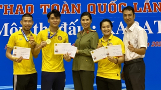Bế mạc Đại hội Thể thao toàn quốc lần thứ IX: Đoàn Thể thao CAND giành được 72 huy chương