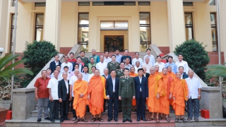 Lãnh đạo Bộ Công an tiếp đại biểu chức sắc tôn giáo, người có uy tín tỉnh Sóc Trăng