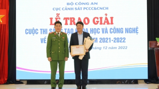 Trao giải cuộc thi “Sáng tạo khoa học và công nghệ về PCCC và CNCH”