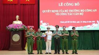 Công bố quyết định bổ nhiệm Phó Giám đốc Công an TP Hồ Chí Minh