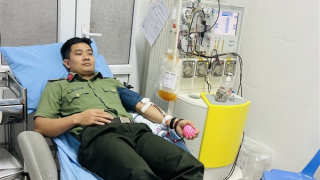 Thượng úy Công an 20 lần hiến máu và tiểu cầu cứu bệnh nhân