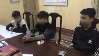 Tuần tra đêm, phát hiện nhóm đối tượng trộm cắp xe máy