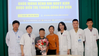 Kịp thời cứu sống cháu bé 10 tuổi bị nhiễm khuẩn huyết, suy đa tạng