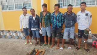 Ngăn chặn 50 đối tượng chuẩn bị hung khí đánh nhau