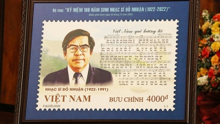 Phát hành bộ tem Kỷ niệm 100 năm sinh nhạc sĩ Đỗ Nhuận
