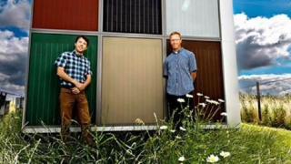 Pin mặt trời là một phần của mặt tiền ngôi nhà trong tương lai