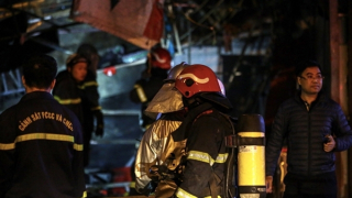 Vụ cháy nổ tại cửa hàng sửa xe 176 Hoàng Công Chất nghi do pháo lậu