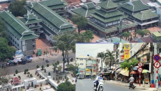 Tháo dỡ biển cấm xe bất hợp lý tại khu vực Miếu Bà Chúa Xứ núi Sam như Báo CAND phản ánh