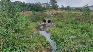 Nhiều nhà máy ở Cụm công nghiệp Thủy Phương xả thải gây ô nhiễm môi trường