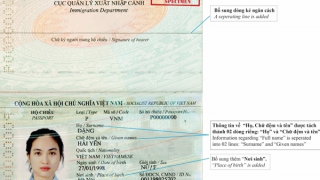 Bổ sung nơi sinh trên hộ chiếu