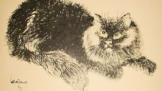 Tranh mèo - Sự khởi nguồn sáng tạo của danh họa Lê Bá Đảng