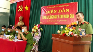 Công an xã biết lắng nghe ý kiến nhân dân để hoàn thành nhiệm vụ