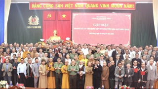 Công an Đắk Nông gặp mặt người có uy tín tiêu biểu