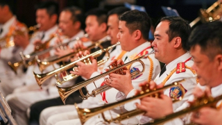 Đoàn Nghi lễ CAND sẽ biểu diễn chương trình Hòa nhạc “Mừng xuân dâng Đảng”