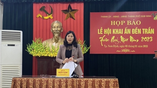 Chuẩn bị nhiều phương án đảm bảo an ninh trật tự tại lễ hội Đền Trần