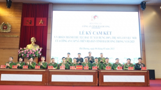 100% công an xã ở Hải Dương được bố trí quỹ đất xây dựng trụ sở