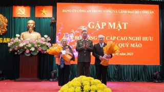 Gặp mặt, chúc Tết cán bộ Công an cấp cao đã nghỉ hưu tại Hà Nội
