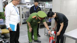 Kiểm tra PCCC Cảng hàng không quốc tế Tân Sơn Nhất trong cao điểm Tết Nguyên đán