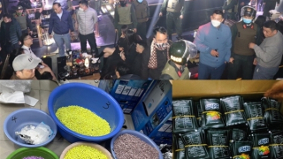 Giấu thuốc lắc, "nước vui" trong máy hút bụi, thùng thực phẩm