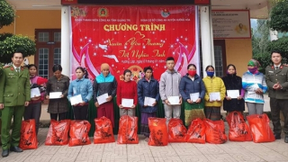 Tuổi trẻ Công an Quảng Trị với "Xuân yêu thương, Tết nghĩa tình" ở vùng cao