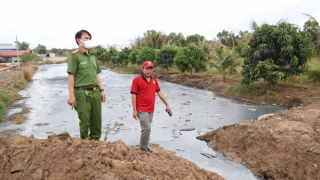 Phát hiện công ty xả thải chưa xử lý ra môi trường