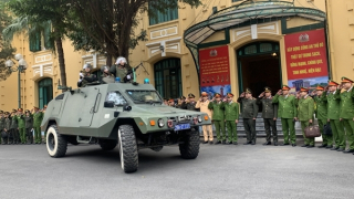 Công an Hà Nội ra quân bảo vệ Tết Nguyên đán Quý Mão 2023