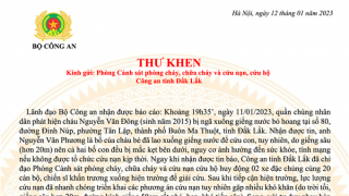 Bộ trưởng Tô Lâm gửi Thư khen Phòng Cảnh sát PCCC & CNCH Công an tỉnh Đắk Lắk