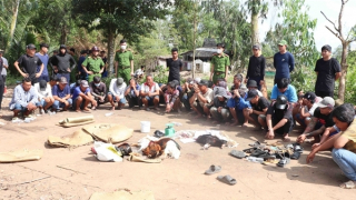 36 đối tượng tụ tập đá gà trong “ngày ông Táo”