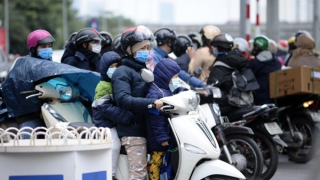 Miền Bắc nền nhiệt giảm gần 20 độ, trời rét, Trung Bộ có mưa