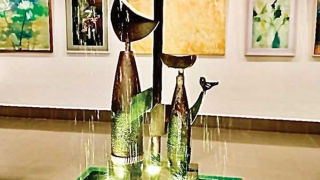 "Mèo con đi học" - Sáng tạo độc đáo của Lê Đình Nguyên