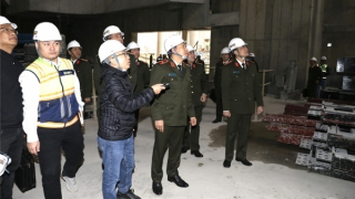 Lãnh đạo Bộ Công an kiểm tra tiến độ xây dựng các công trình trọng điểm