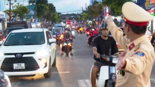 CSGT xứ Huế đảm bảo trật tự ATGT dịp Tết Nguyên đán Quý Mão