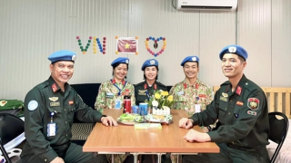 Cái Tết đặc biệt của những cán bộ CAND tại châu Phi