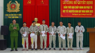 Động lực để các phạm nhân cải tạo tốt, sớm trở về với gia đình và cộng đồng xã hội