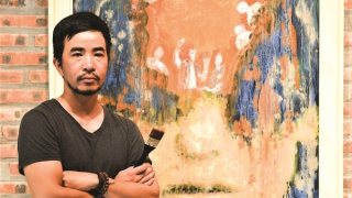 Sơn mài Nguyễn Tấn Phát với 2023 - Con mèo Xuân Quý Mão