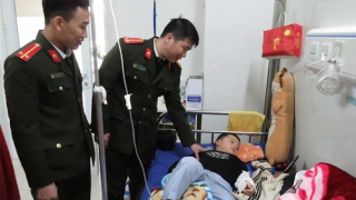 Trung úy Công an hiến máu cứu cháu bé qua cơn nguy kịch