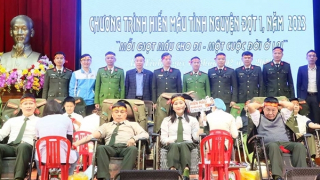 Hơn 230 cán bộ, chiến sĩ Công an Hà Tĩnh hiến máu đầu xuân