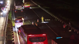 Xe tải va chạm xe máy trên cao tốc TP Hồ Chí Minh – Trung Lương, một người tử vong