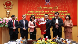 Công bố quyết định bổ nhiệm tân Thứ trưởng Bộ Y tế