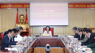 Tiểu ban Bảo vệ chính trị nội bộ Trung ương họp phiên thứ nhất năm 2023