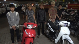 Tạm giữ 14 đối tượng lạng lách đánh võng, khiêu khích lực lượng làm nhiệm vụ