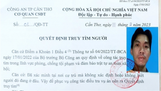 Thông báo truy tìm đối tượng bị tố lừa đảo trên 4 tỉ đồng