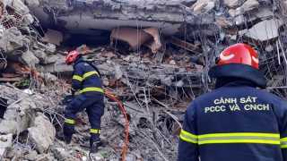 Lực lượng CNCH Bộ Công an Việt Nam đã tìm thấy 4 thi thể tại hiện trường mới