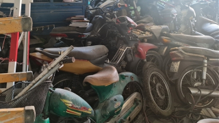 Trụ sở Công an phường chật cứng vì gần 200 xe máy vi phạm không tìm được chủ