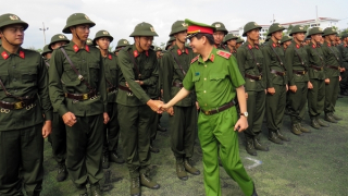 Khai giảng khóa huấn luyện công dân thực hiện nghĩa vụ tham gia CAND năm 2023