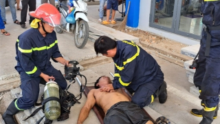 Kịp thời cứu nạn 2 người bị ngạt khí trong bồn chứa xăng