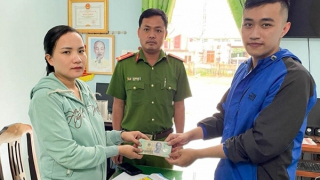 Trả lại gần 40 triệu đồng cho người đánh rơi