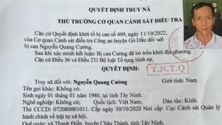 Truy nã toàn quốc đối tượng trộm tài sản