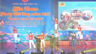 Liên hoan tiếng hát hay Công an tỉnh Đắk Lắk năm 2023
